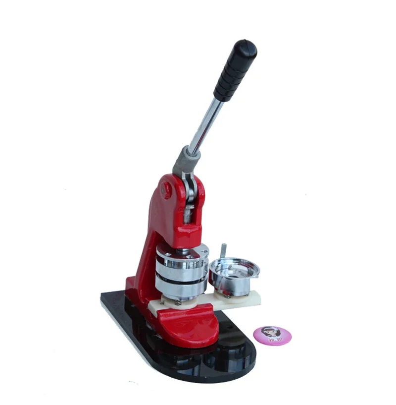 Button Maker 1 Inch 25mm Button Badge Maker 1000pcs Aluminum Frame Free Parts and Circle Cutter