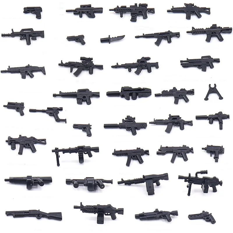 8 Style Swat Police Accessori Per Armi Militari Playmobil City Figures Parts Original Building Blocks Model Mini Toy & Hobby