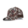 5 Style Leopard Print High Ponytail Ball Cap Women Snapback Summer Mesh Hat Female Fashion Hats Casual Adjustable Cap 5