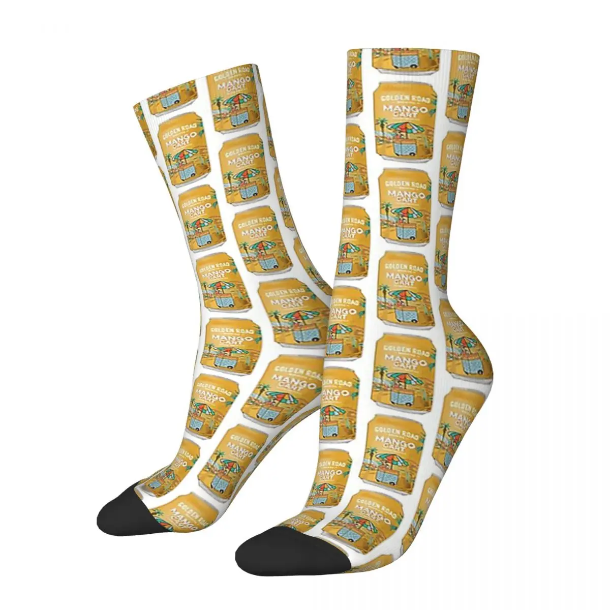 

Golden Road Mango Cart Socks Harajuku Super Soft Stockings All Season Long Socks Accessories for Man's Woman's Gifts