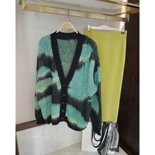  2022 Woman Y2k Clothes Plaid Knit Sweaters Cardigans Oem Pulls Top Korean Fashion Vintage Winter Goth Long Sleeve Sweatshirts 