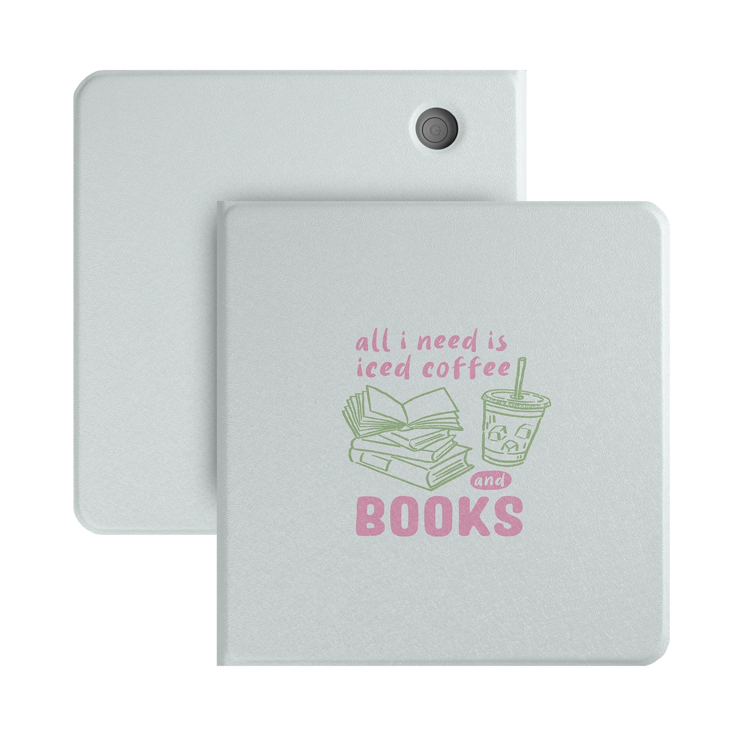 Murmole Detachable Magnetic Case with Clear Acrylic Back & Sleep Quotes