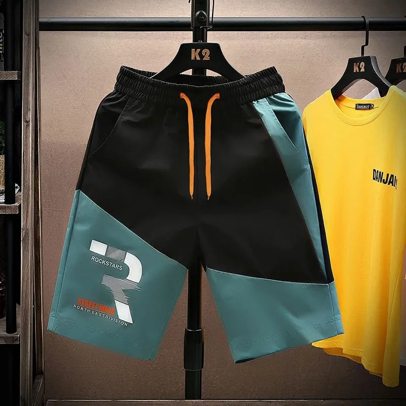 

Summer Men's Casual Print Shorts Loose Boardshorts Beach Shorts Comfortable Fitness Sports Basketball Short sweatpants bermudas