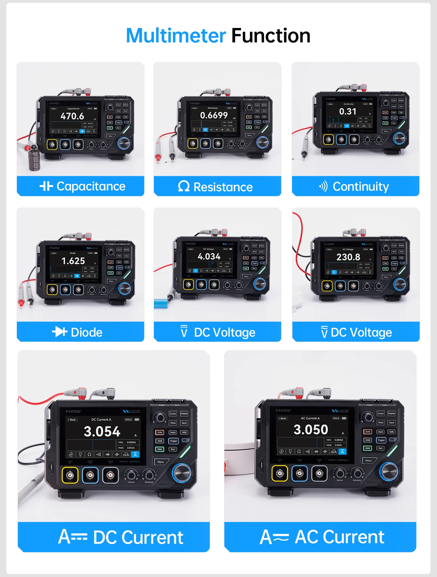 2D15P 3-in-1 Touch Screen Repair Device: 2-Channel, 100MHz,for home appliance or
