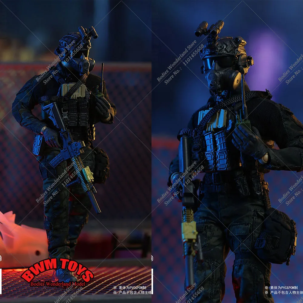 Hasuki Sa01 1/12 Salva Classic Shooting Game Call Of Duty Black Ops Camouflage Combat Suit Versione Bambole Action Figure Da 6 Pollici