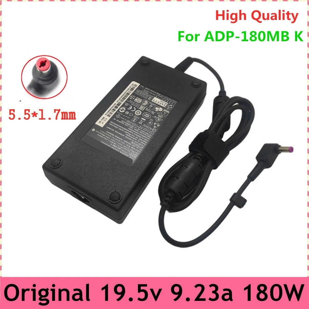 

To 19.5V 9.23A 180W AC Power Adapter Charger For Acer Predator Helios 300 G3-571-73H3 G3-572-763V Gaming Laptop PC ADP-180MB K