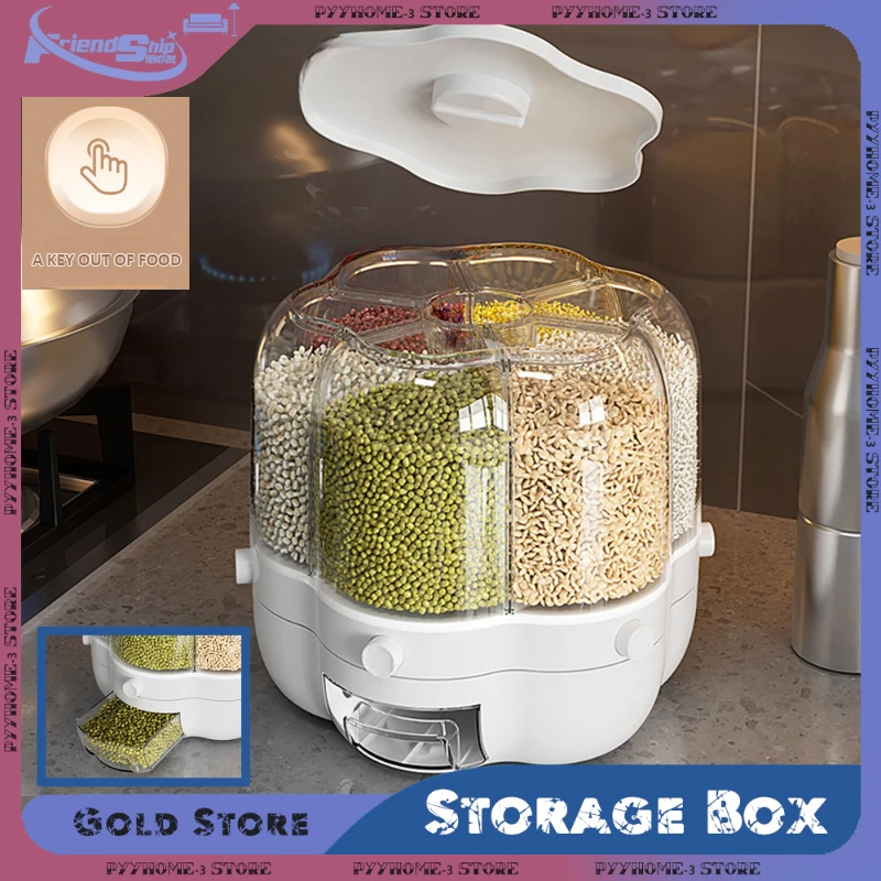 6 Dry Grain Storage Box