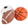 1/2/3PCS Mini Inflation Ball PVC Football Basketball Rugby Parent-kid Interaction Game Props Indoor Outdoor Sport Party Gift ZYF 3