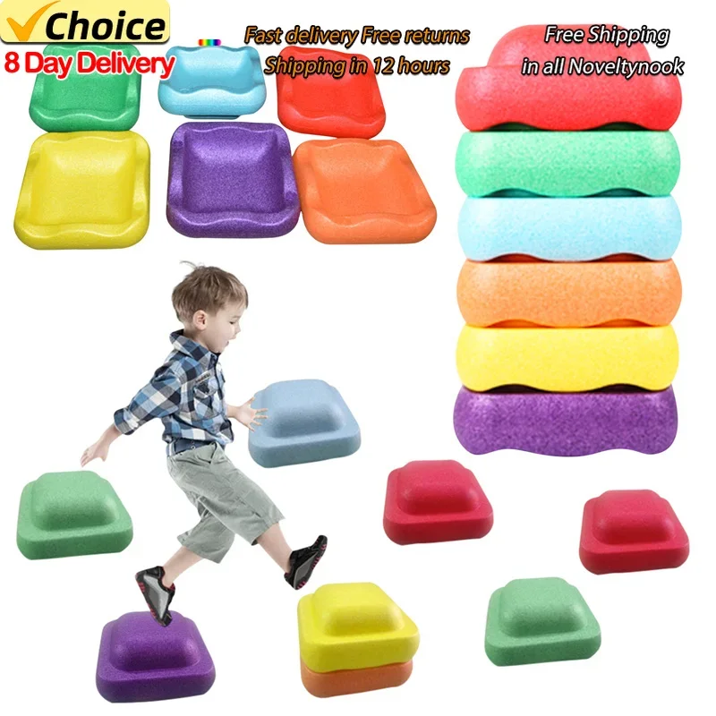 3 Pieces Early Childhood Education Stone Sense Training Equipment Focus on Training Balanced Stone Toys