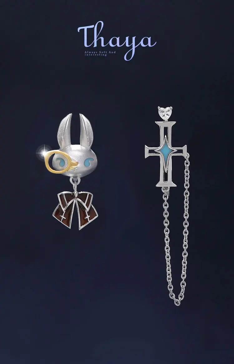 Moon Rabbit Asymmetrical Ear Cuffs 6 Moon Rabbit Asymmetrical Ear Cuffs S35adce89868f4102a5fdf497d4c66ab49