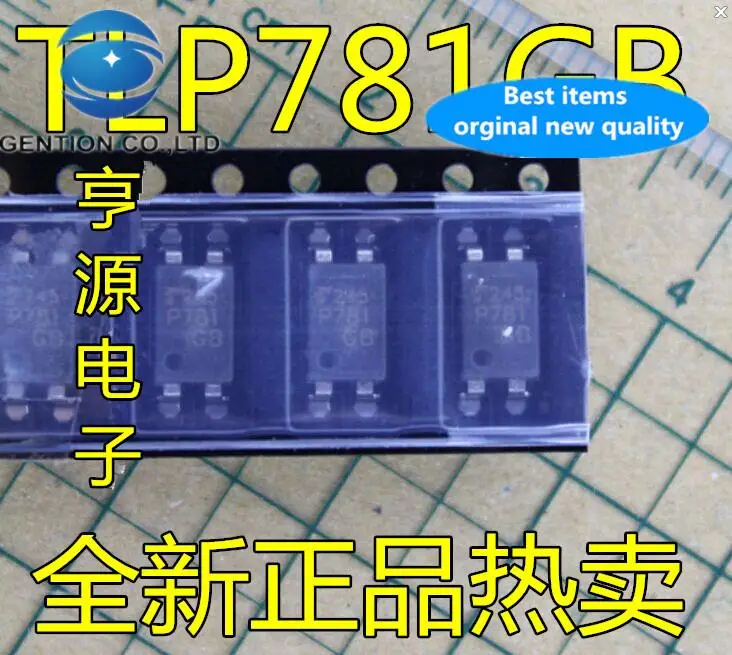 100pcs 100% orginal new SMD TLP781 TLP781GB P781 Optocoupler SOP-4