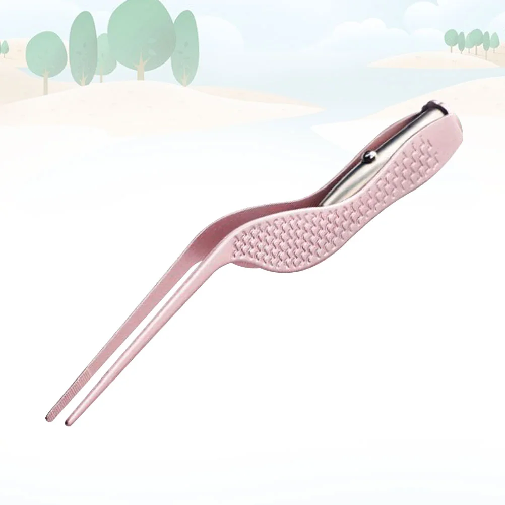 Ear Pick Tweezer Earwax Removal Earpick Picking Tool Curette Cleaner Cleaning Pink LED Child 3