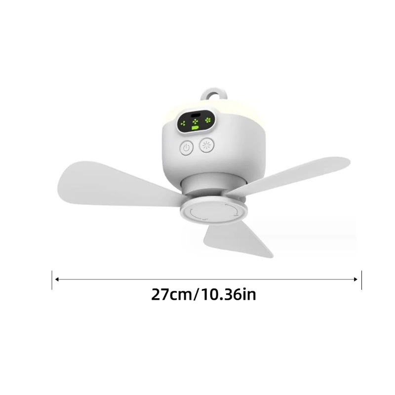 원격 USB 천장 팬 교수형 팬 445cm 케이블이 포함된 YYDS 흰색 USB 천장 팬