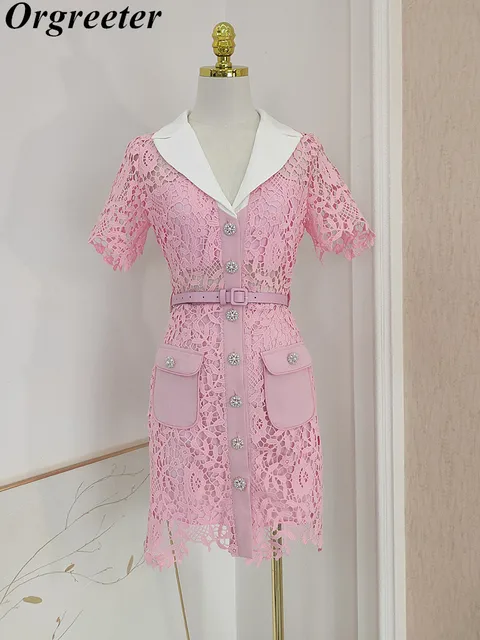 High-end Custom Lace Short Dresses for Women
