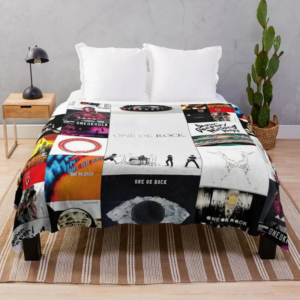 

one ok rock poster Throw Blanket Thins Polar Extra Large Throw For Decorative Sofa For Sofa Thin Blankets
