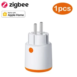 Smart Zigbee 3.0 Power Plug with Energy Monitoring and Remote Control (16A EU Outlet) (1pcs)