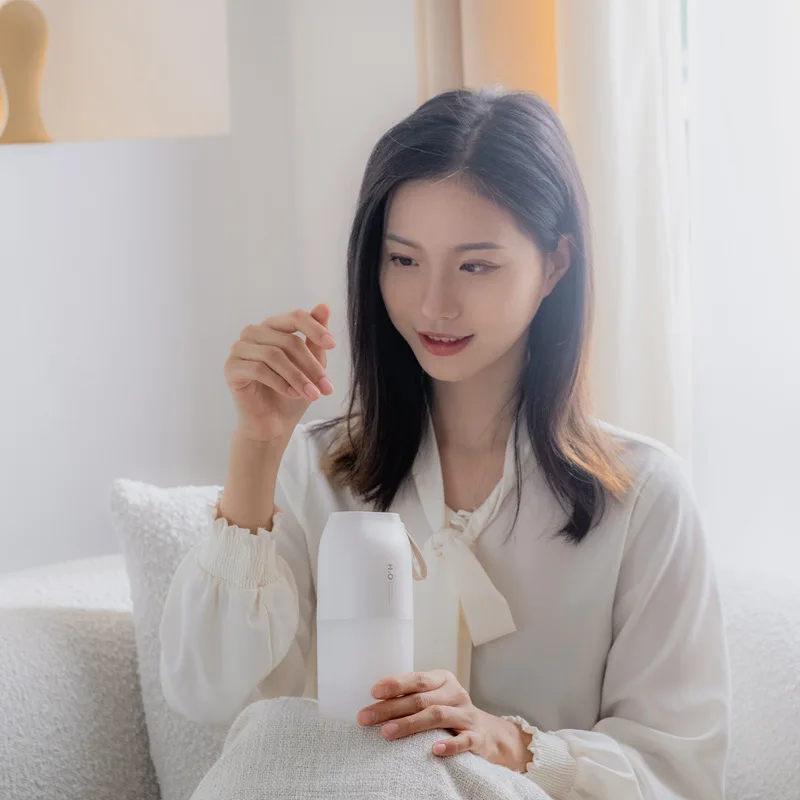 Wireless Air Humidifier Aroma Diffuser 2000mAh Battery Rechargeable Double Nozzle Essential Oil Diffuser Mist Maker Humidifier