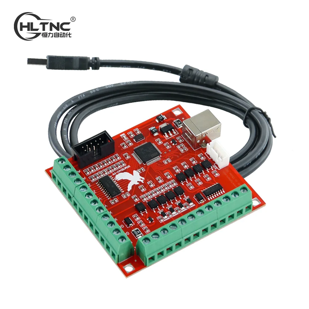 Underskrift fordøje delikatesse Mach3 Usb 4 Axis Cnc Motion Control Card Breakout - Board Usb Mach3 100khz  4 Axis - Aliexpress