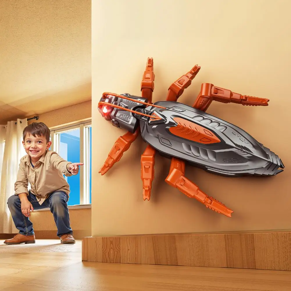 Remote Control Wall Climbing Gecko Robot Climbing Toy For Kids Rechargeable Remote Control Toys Halloween Novelty Gift M9F5
