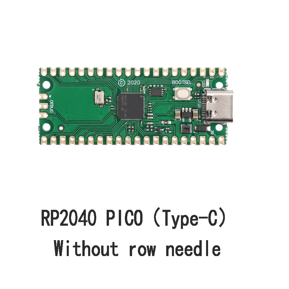 Raspberry Pi Pico Board RP2040 Çift Çekirdekli 264KB ARM Düşük Güçlü Mikro Bilgisayarlar Yüksek Performanslı Cortex-M0+ İşlemci