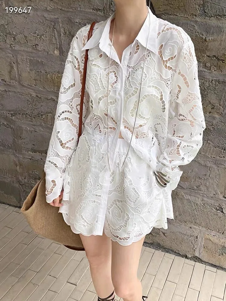 

aa6066 Fashion women Blouses & Shirts 2024 Popular European Design party style Women's Clothing