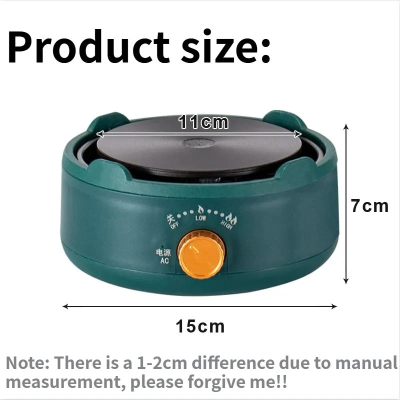 موقد كهربائي صغير جديد قابل للتعديل على مرحلتين، م...