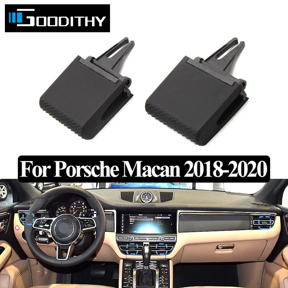 Car Front Rear Air Conditioning AC Vent Grille Outlet Clip Slider