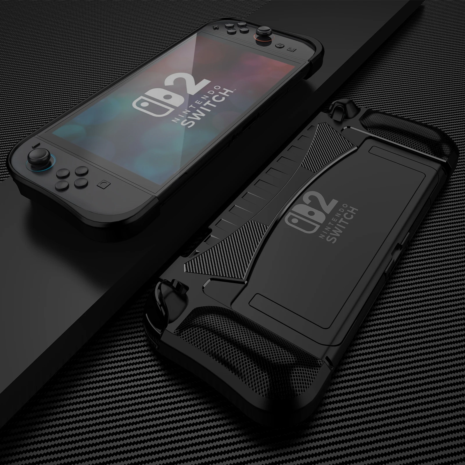 Enhanced Ergonomic Protective Case with Anti-Scratch TPU Grip