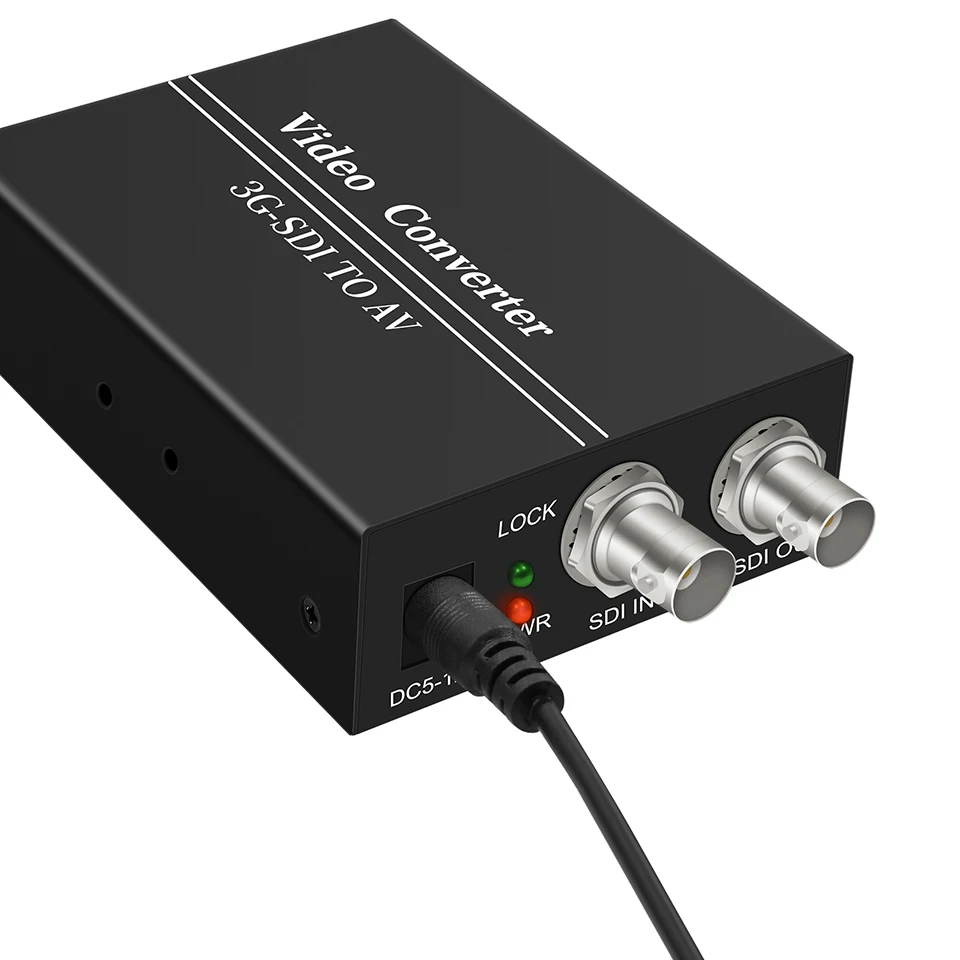 

HD SD 3G SDI BNC to AV CVBS PAL/NTSC RCA Video L/R Analog Audio SDI Converter for HDTV