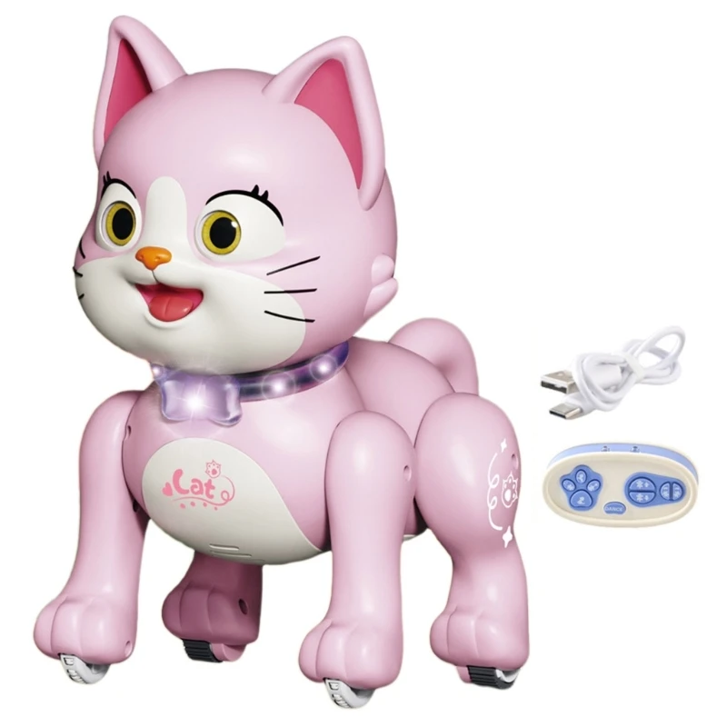 Remote Control Robot Pet Toy LED Music Animal Toy Toddlers Crawling Learning Toy 4