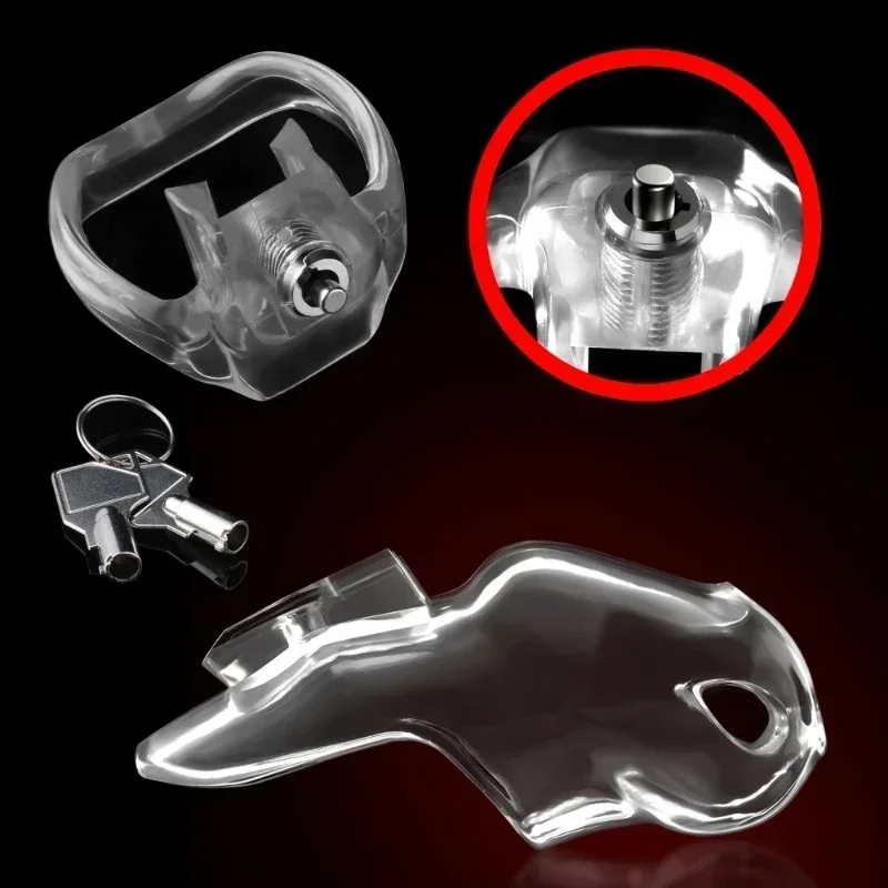 HT-V5 Chastity Cage Device Male Cock Cage 4 Sizes Penis Ring Chastity Penis Lock Bondage Belt Fetish Sex Toys for Man Gay