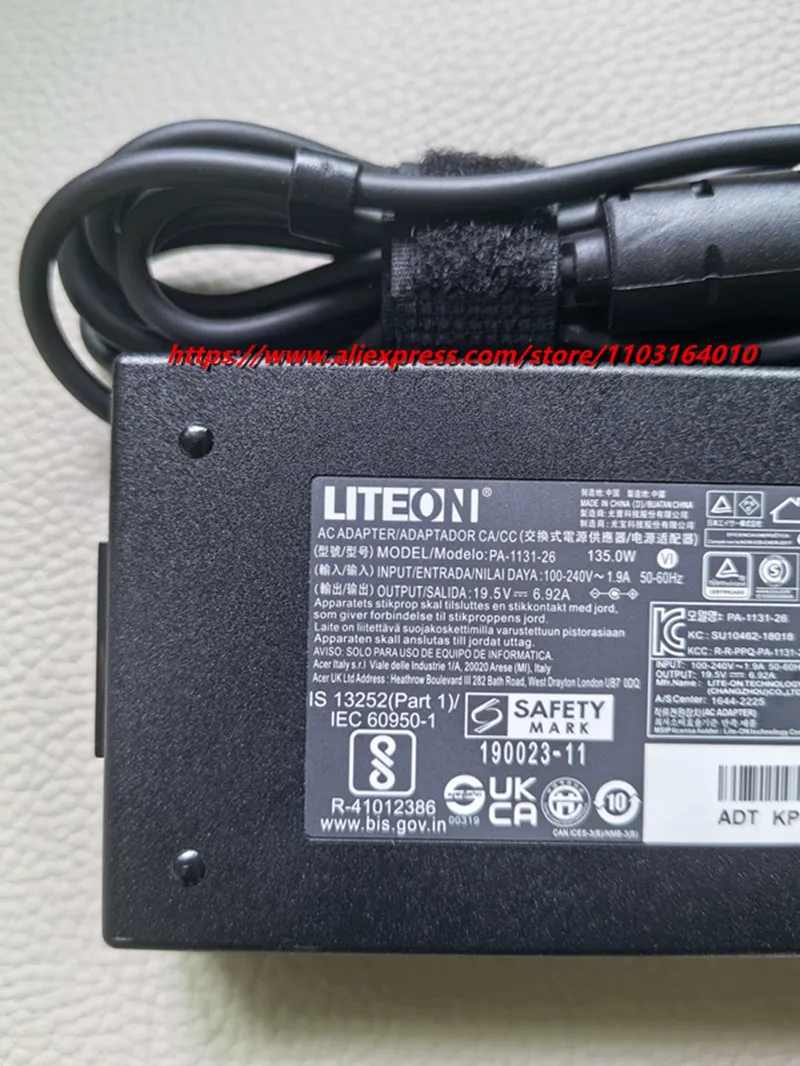 Chargeur Lite-On PA-1121-02 20V 6A Pour PC Acer - Occasion Fonctionnel