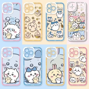 C-Chiikawas Clear Case for Samsung Galaxy S25 S24 S23 S22 S21 Ultra Plus S20 FE A73 5G A72 A71 4G A56 A55 A54 5G A52 Soft Cover 1