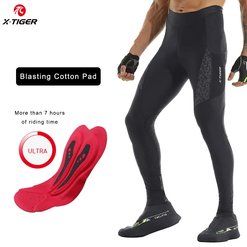 X-TIGER Max 82% OFF Mens Cycling Pants 5D Padded Road Long Tigh Excellence Legging Bike