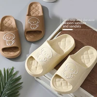 2025 Summer Slippers Bathroom Platform Non-Slip Home Bear Cartoon Flip Flops Beach Women Slipper Sandals Slides Indoor Outdoor - Image 2