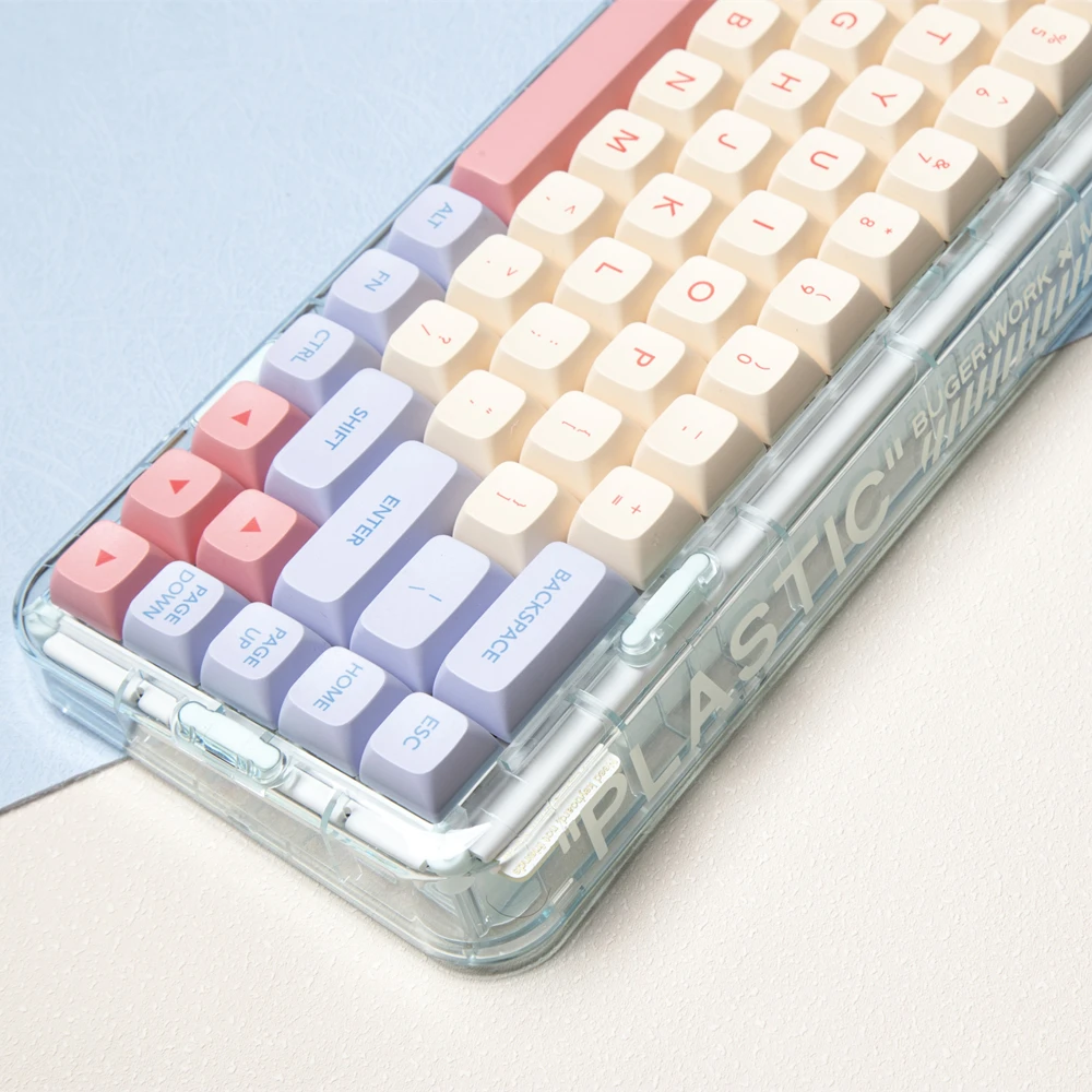 Marshmallow 132 Keys Keycaps Pbt Dye Sublimation Xda Profile For Mx