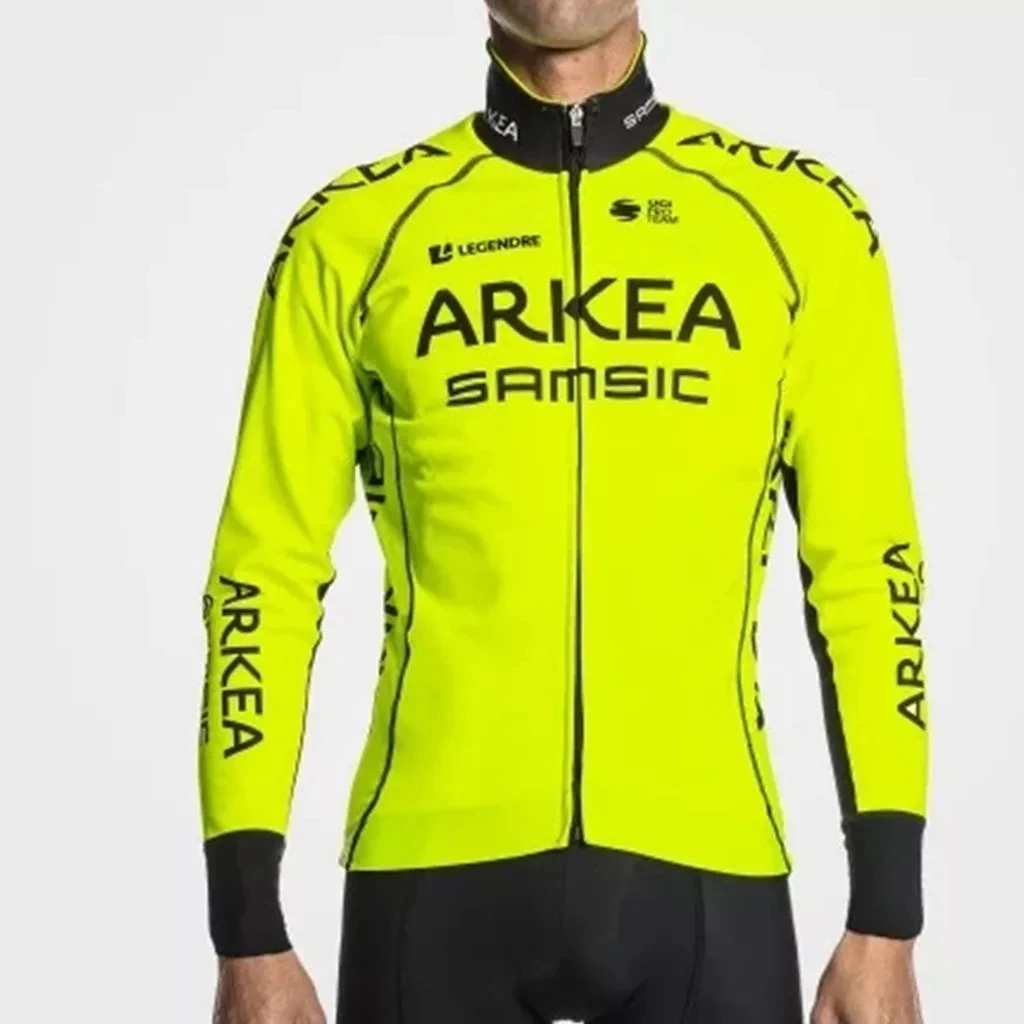 Camiseta De Manga Larga De Ciclismo Para Hombre, Ropa Con Cremallera