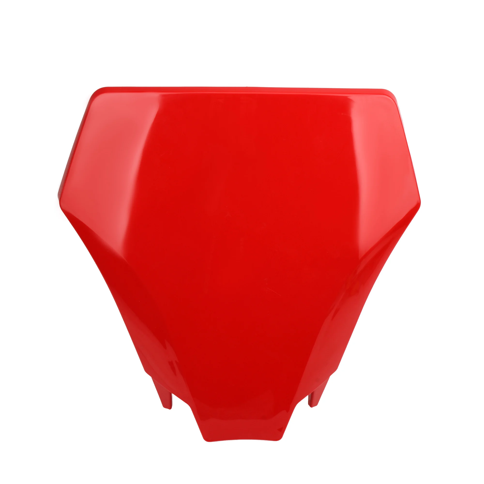 Enduro Red Dirt Bike Number Plate Flat Mask Moto Accessory