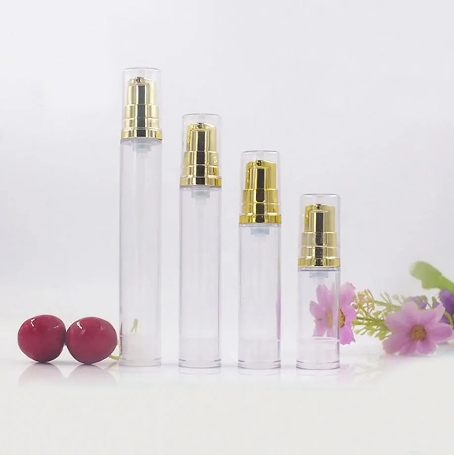 5ML10ml15ml clear airless bottle vacuum pump clear lid lotion emulsion serum sample eye essence skin care sprayer toner packing 5ml10ml silver airless bottle vacuum pump clear lid lotion emulsion serum sample eye essence skin care sprayer toner packing