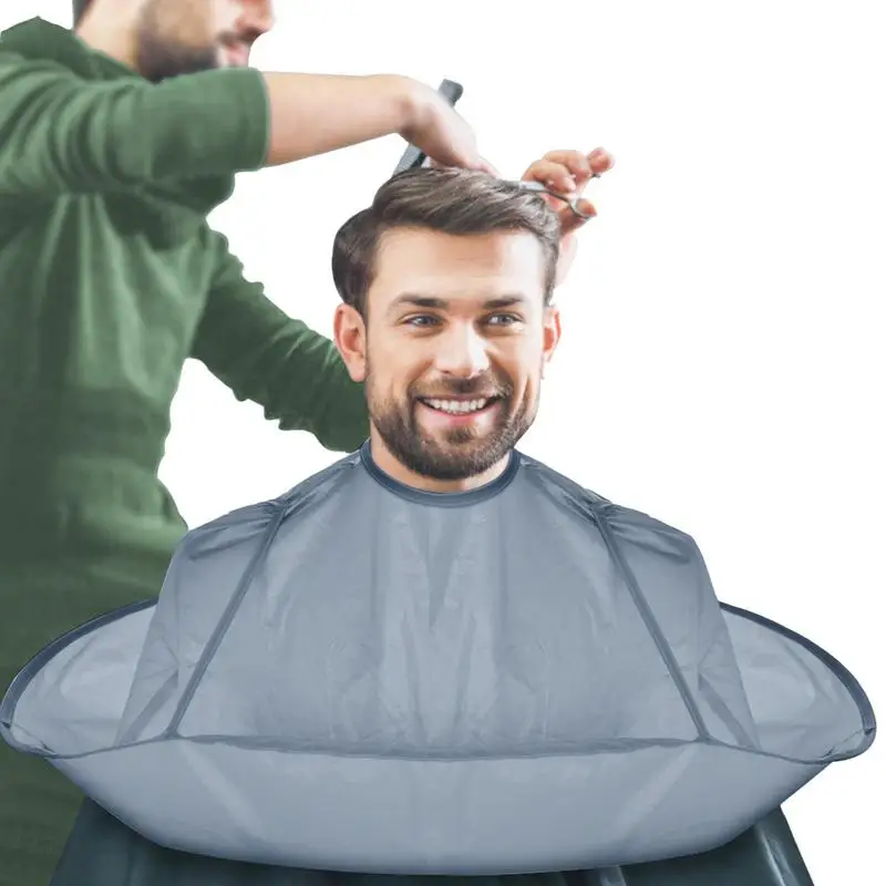 60cm Hair Cutting Cape Haircut Umbrella Catcher Barber Styling Cape Men Women Hairdressing Supplies for Hair Cutting Coloring