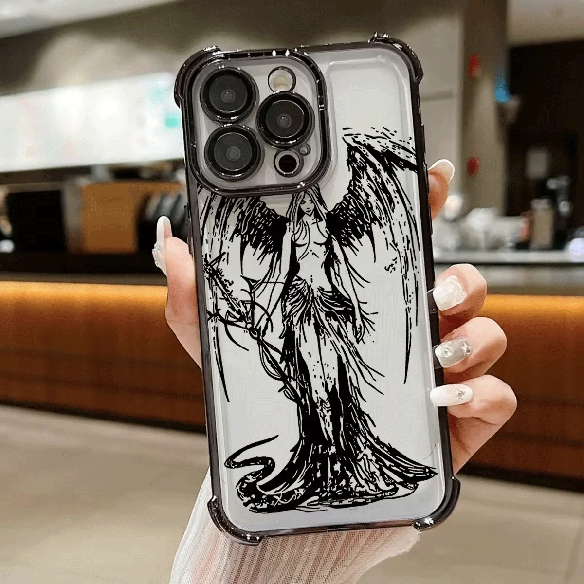 Luxury Solar System Sun Moon Star Plating Soft Phone Case