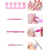 LINMANDA Professional USB Electric Nail Drill Polish File Kit with UV LED Nail Lamp Gel Manicure Dryer Lamp Acrylic Starter Set 6