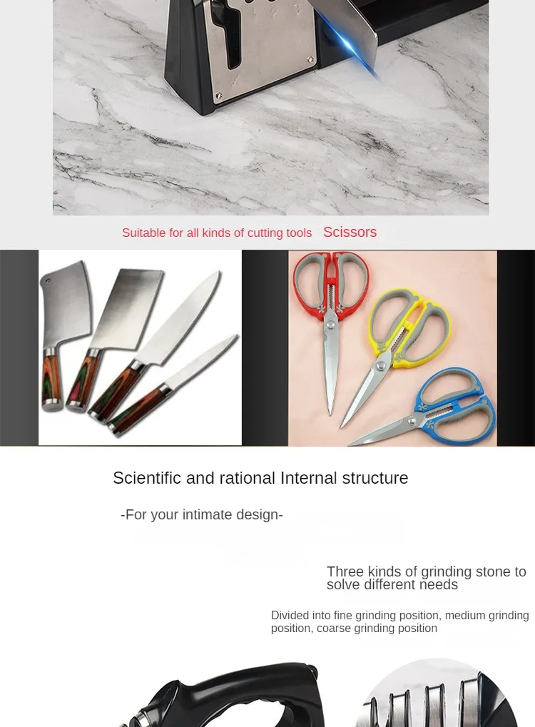 4-in-1 Multifunctional Knife and Scissor Sharpener