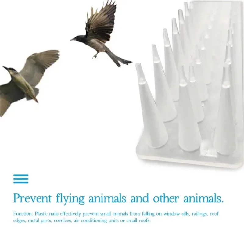 Net Anti-Cat Dogs Bird Repellent Mat Prickle Strips Keep Away Safe Plastic Spike Thorn Garden Cat Scat Mats Cats Dog Door Pet