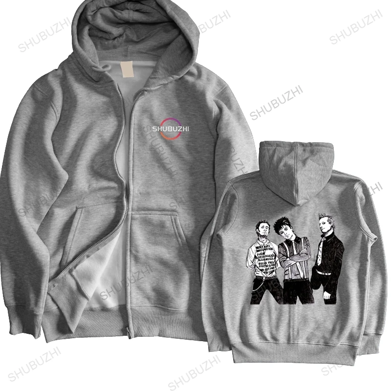 

autumn men brand pullover hirt Green Day Punk Rock Group Graphic Design Funny Black men streetwear cool long sleeve euro size