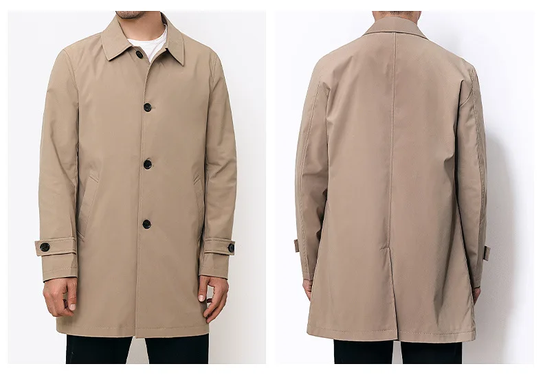 Windbreaker Coat in Black