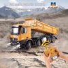Huina 1/14 536 Rc Car Heavy Construction Dump Trucks 12-Channel Alloy 2.4g Remote Control Full Scale Simulated Sound 1