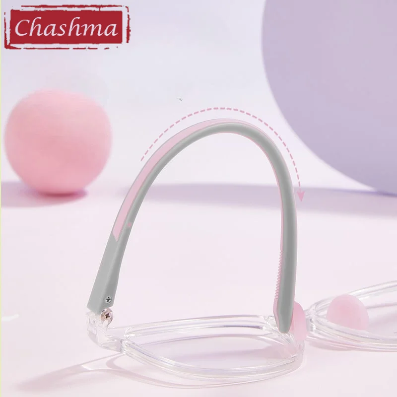Chashma Kids Glasses Girl Boy Prescription Myopia Eyeglasses Frame Ultra Light Flexible Children Optical Glasses