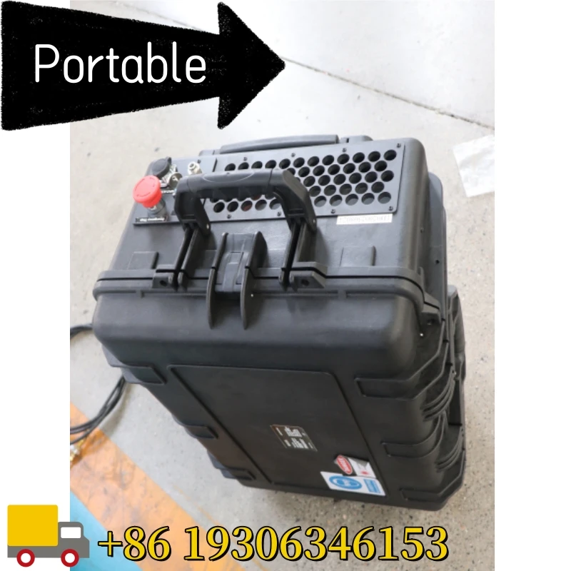 Trolley Case Mini Laser Metal Cleaning Machine Car Parts Equipment accessory Rust Oil Stains Remover 200w