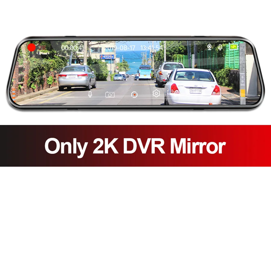 Acceo A37 Car Dvr 10.0 Inch Rear View Mirror 2K Dash Cam 1080P Car Camera With Rear View Camera Video Recorder Registrar Dvrs dvr dash camera
